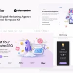 Crawler – SEO & Digital Marketing Agency Elementor Template Kit