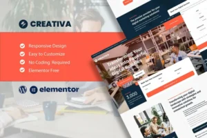 Mua Creativa - Digital Agency Elementor Template Kit giá rẻ