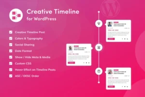 Mua Creative Timeline for WordPress giá rẻ