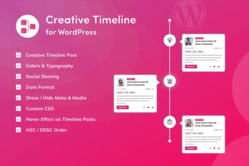 Mua Creative Timeline for WordPress giá rẻ