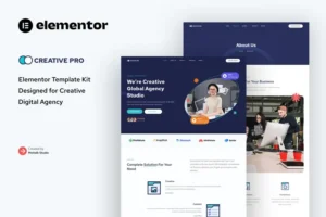 Mua Creativepro - Creative Agency Studio Elementor Template Kit giá rẻ