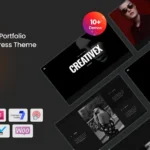 Creativex – A Bold Portfolio WordPress Theme