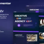 Creatv – Creative Design Agency Elementor Template Kit