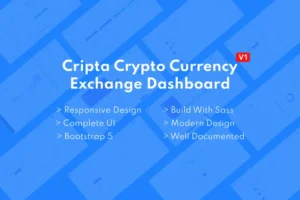 Mua Cripta Crypto Currency Exchange Dashboard giá rẻ