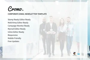 Mua Cromo Corporate Email Newsletter Template giá rẻ