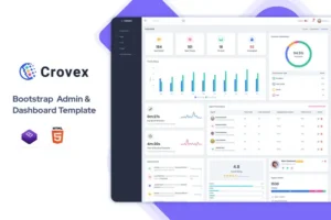 Mua Crovex - Admin & Dashboard Template giá rẻ