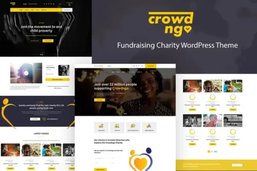 Mua Crowdngo – Fundraising Charity WordPress Theme giá rẻ