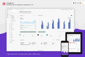 Mua Crush it - Admin Template & Ui Kit giá rẻ