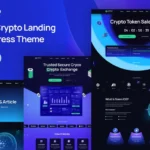 Cryco – ICO & Crypto Landing WordPress Theme