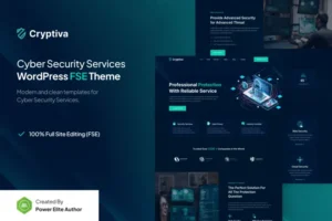 Mua Cryptiva - Cyber Security Services WordPress Theme giá rẻ