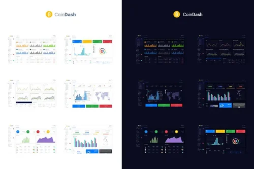 Mua Cryptocurrency Dashboard Admin Template - Coindash giá rẻ