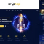 CrypTop – ICO Landing and CryptoCurrency WordPress