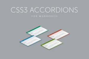 Mua CSS3 Accordions for WordPress giá rẻ