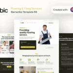 Cubic – Flooring & Tiling Services Elementor Pro Template Kit