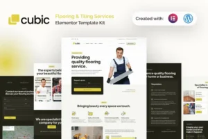 Mua Cubic - Flooring & Tiling Services Elementor Pro Template Kit giá rẻ
