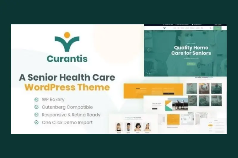 Mua Curantis - Medical Care and Nursing WordPress giá rẻ