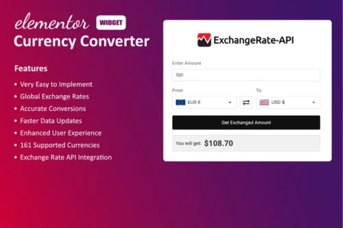 Mua Currency Converter Widget for Elementor giá rẻ