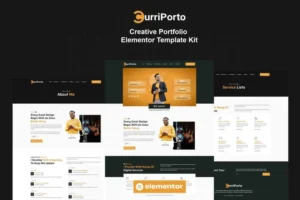 Mua Curriporto - Creative Portfolio Elementor Pro Template Kit giá rẻ