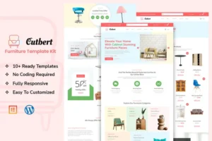 Mua Cutbert - Furniture Store Elementor Pro Template Kit giá rẻ