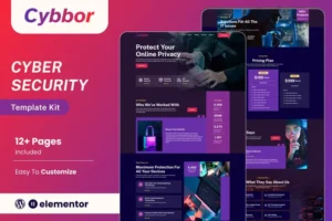 Mua Cybbor – Cyber Security Services Elementor Template Kit giá rẻ