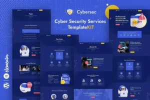 Mua Cybersec - Security Services Elementor Template Kit giá rẻ