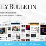 Daily Bulletin – Magazine & Newspaper Theme