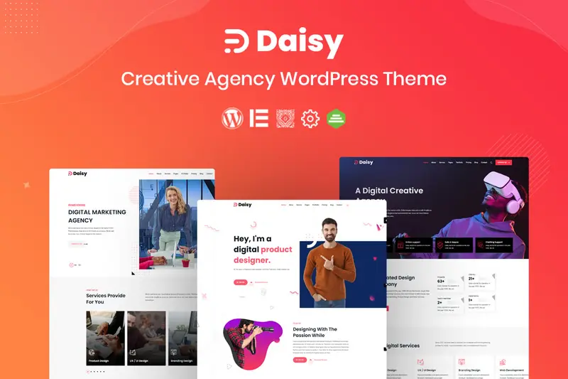 Mua Daisy - Creative Agency WordPress Theme giá rẻ