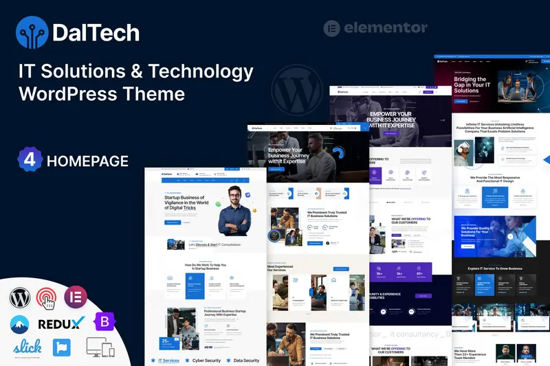 Mua Daltech - IT Solutions & Technology WP Theme giá rẻ