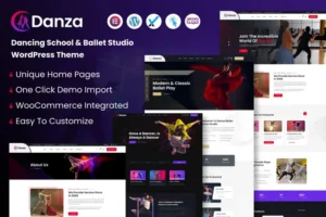 Mua Danza – Dancing School and Ballet Studio WordPress giá rẻ