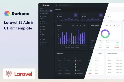 Mua Darkone - Laravel 11 Admin & Dashboard Template giá rẻ