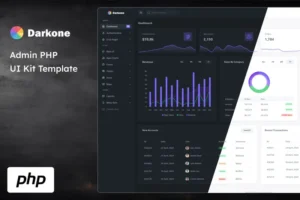 Mua Darkone - PHP Admin & Dashboard Template giá rẻ