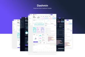 Mua Dashmin | Responsive Admin Dashboard Template giá rẻ