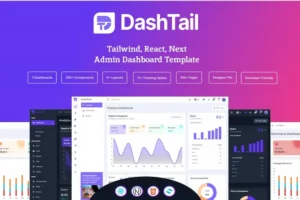 Mua DashTail - Admin Dashboard Template giá rẻ