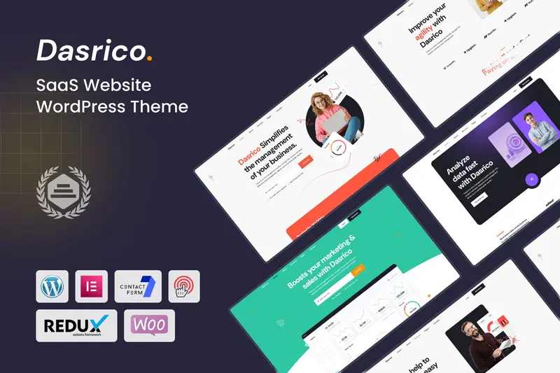 Mua Dasrico - SaaS Website WordPress Theme giá rẻ