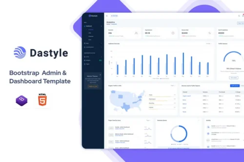 Mua Dastyle - Admin & Dashboard Template giá rẻ