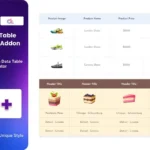 Data Table Addon for Elementor