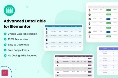 Mua Datalentor - Advanced DataTable for Elementor giá rẻ