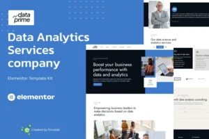 Mua Dataprime - Data Analytics Services Elementor Template Kit giá rẻ