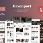Davenport – Blog and Magazine WordPress theme