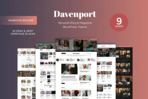 Mua Davenport - Blog and Magazine WordPress theme giá rẻ