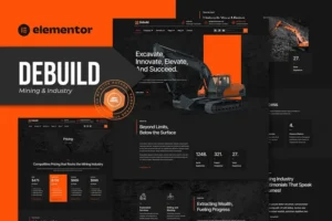 Mua Debuild - Mining & Industry Elementor Pro Template Kit giá rẻ