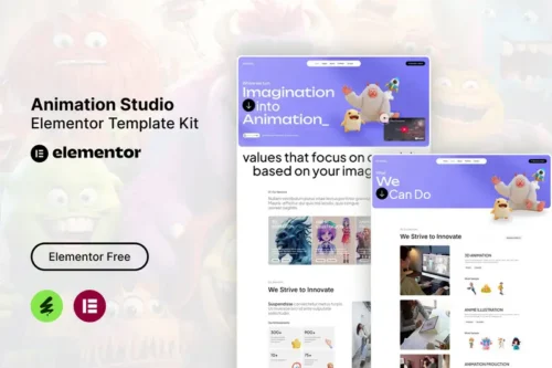 Mua Debv - Animation Studio Elementor Template Kit giá rẻ