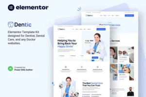 Mua Dentic – Dentist & Dental Clinic Elementor Template Kit giá rẻ