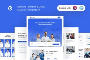 Mua Dentisha - Dentists & Dental Elementor Template Kit giá rẻ