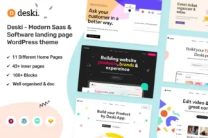 Mua Deski - Modern Saas & Software WordPress Theme giá rẻ