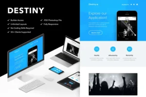 Mua Destiny - Responsive Email + Themebuilder Access giá rẻ