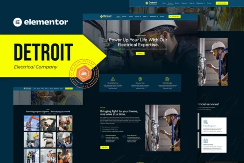 Mua Detroit - Electrical Company Elementro Pro Template Kit giá rẻ