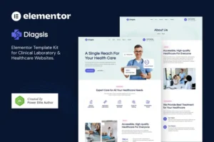 Mua Diagsis – Clinical Laboratory & Healthcare Elementor Template Kit giá rẻ