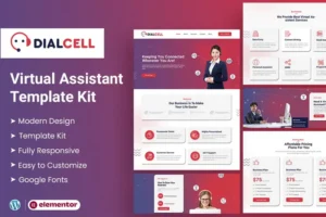 Mua DialCell - Call Center Services & Telemarketing Elementor Template Kit giá rẻ