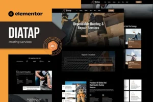 Mua Diatap - Roofing Services Elementor Template Kit giá rẻ